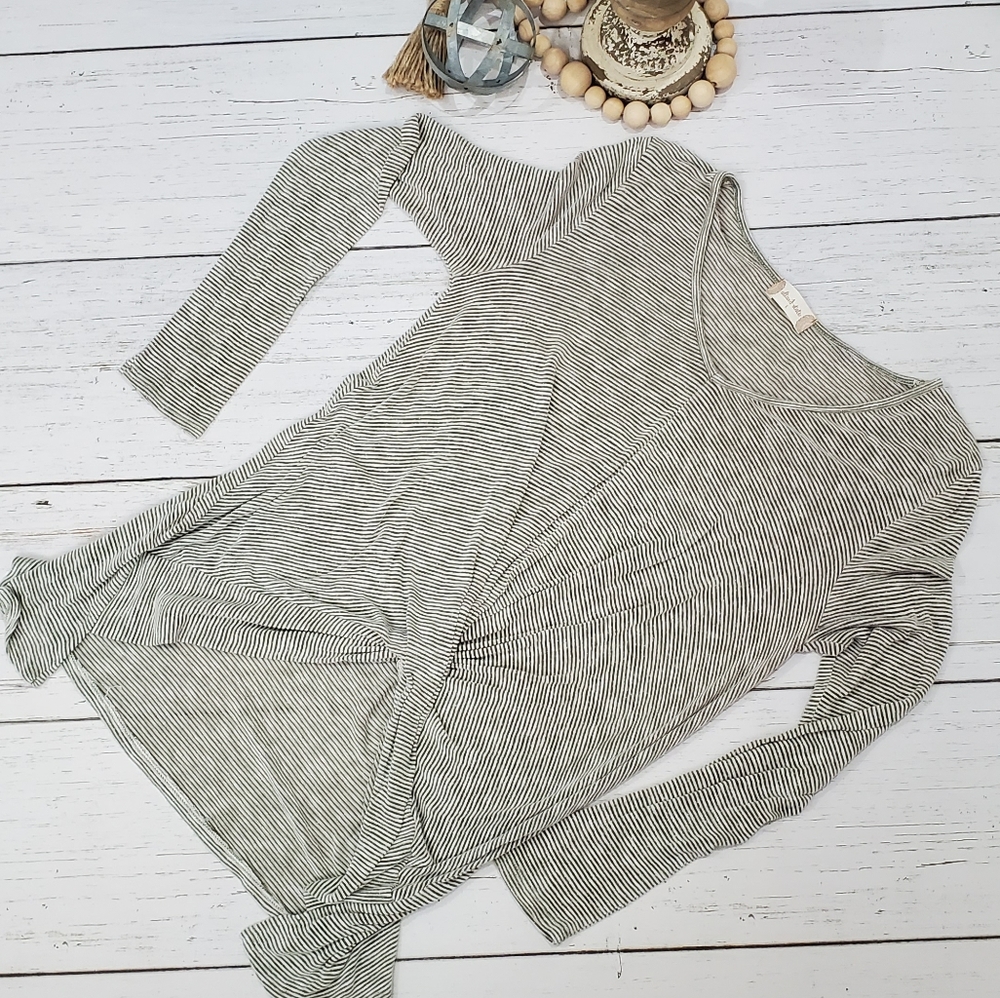 Alter'd State Green Striped Top